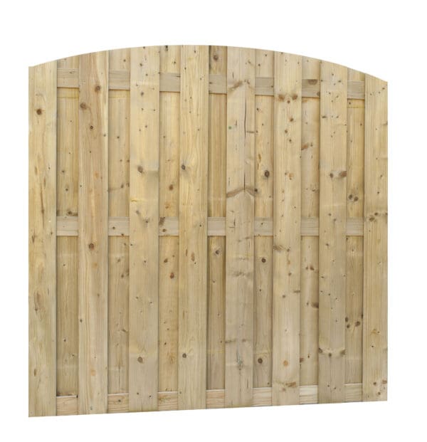 Jumboscherm vuren 18-planks, 180 x 180 cm, toog.