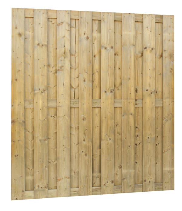 Jumboscherm vuren 18-planks, 180 x 200 cm