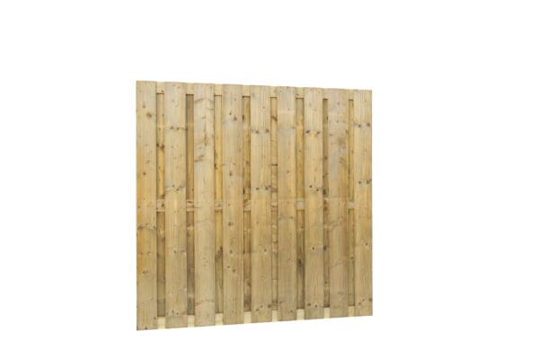 Jumboscherm vuren 20-planks, 180 x 180 cm, recht.