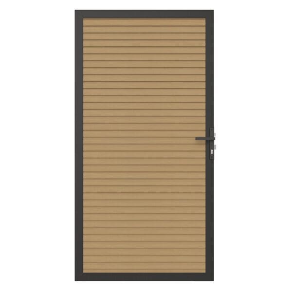 NewTechWood triple profiel tuindeur, Red Cedar.