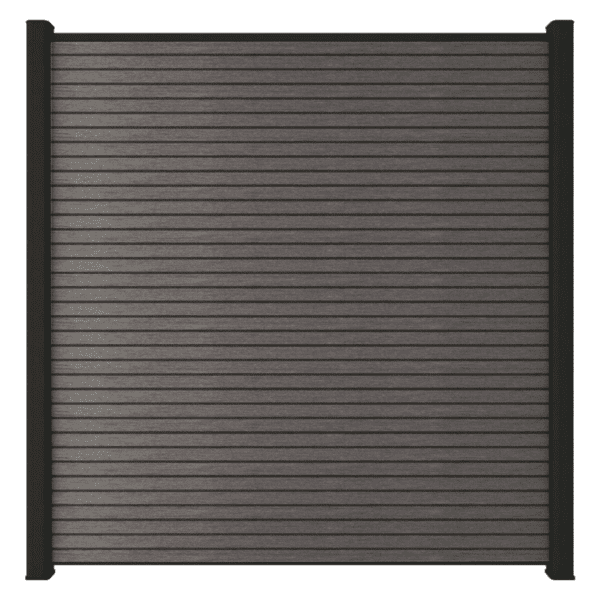 NewTechWood triple profiel scherm, Silver Gray.