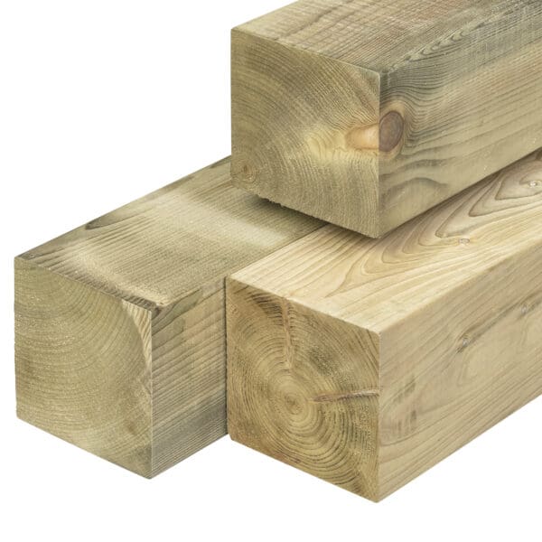 Paal vuren 13.8 x 13.8 x 300 cm