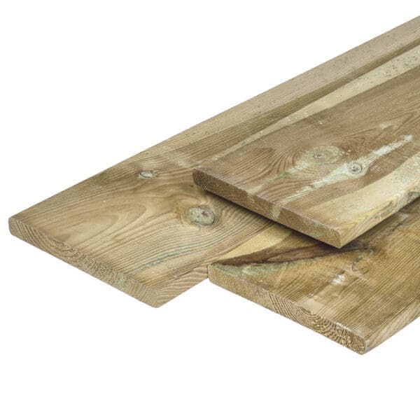 Plank grenen 2 x 20 x 400 cm