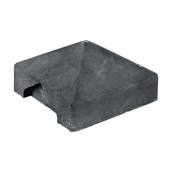 Betonnen afdekpet diamantkop, antraciet