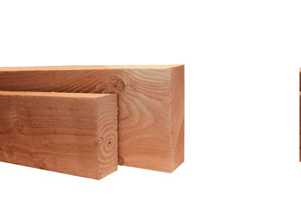 Douglas geschaafde gording 6.5 x 21 cm