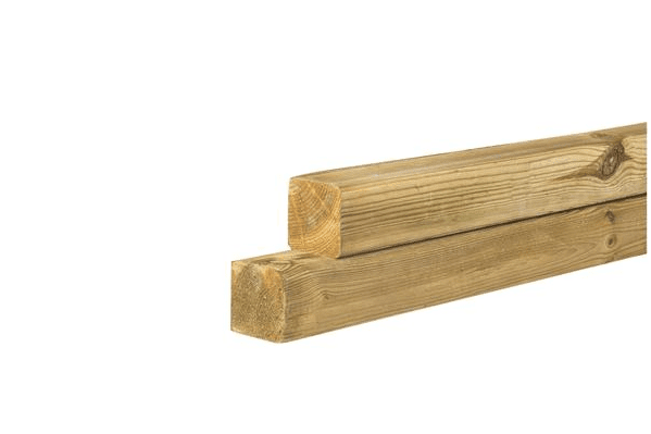 Paal grenen 6.8 x 6.8 cm