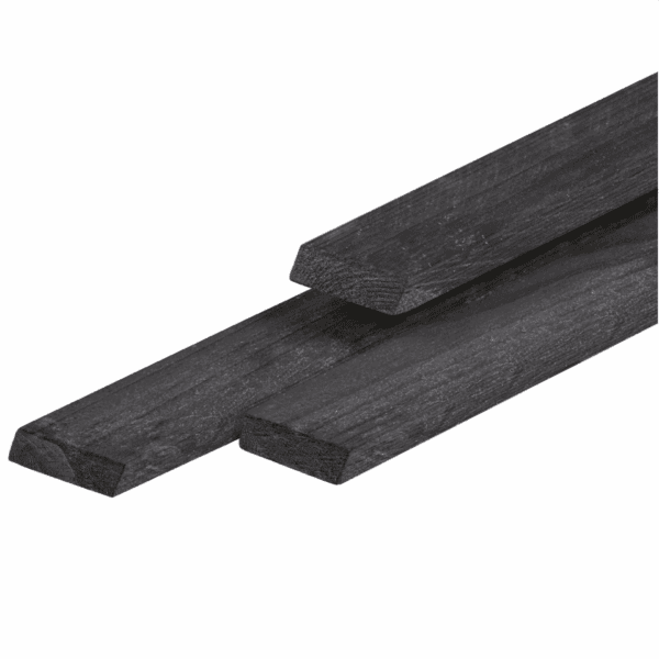 Rhombus regel, douglas, zwart 2 x 6.7 cm