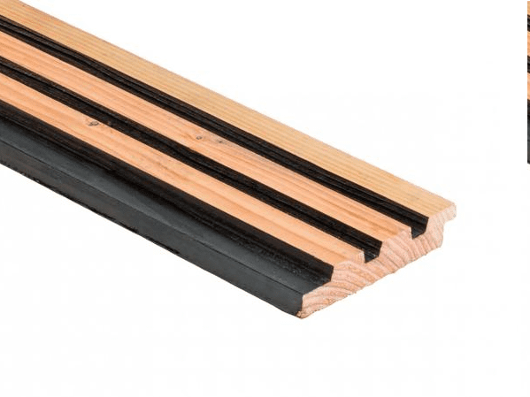 Triple profiel douglas 2.5 x 14 cm