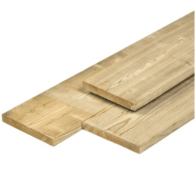 Vlonderplank vuren 2,8 x 19,5 cm