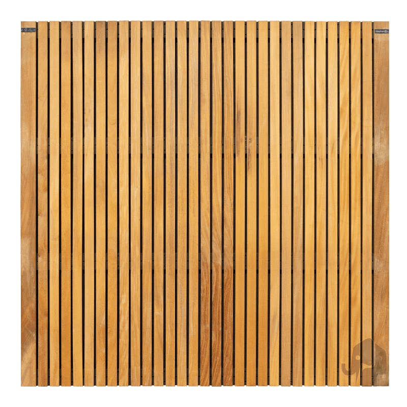 Schutting Almendrillo - Naturel/Zwart - 180 x 180 cm